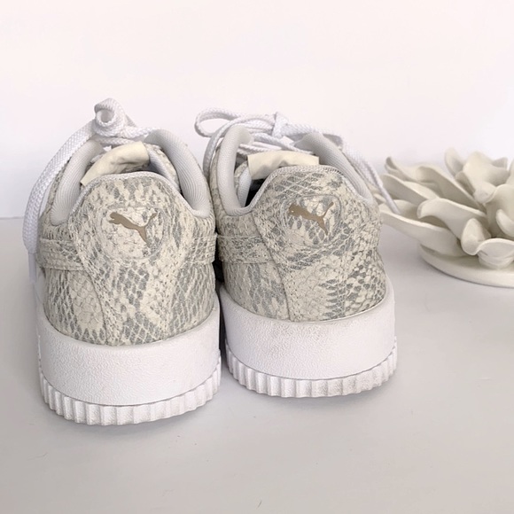 Puma Carina Snakeskin Sneakers - Picture 3 of 12